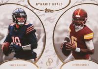 2025 Topps Dynamic Duals Short Print Pairings #SP1 Caleb Williams/Jayden Daniels Baseball Card