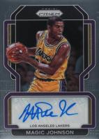 2021 Panini Prizm Signatures #SGMJN Magic Johnson Basketball Card