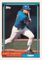 1992 Topps Traded #22T Gary Carter Baseball Card