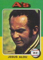 1975 Topps Mini #253 Jesus Alou Baseball Card