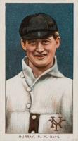 1909 White Borders Sovereign #353 Red Murray Portrait Baseball Card