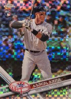 2017 Topps Chrome Update #HMT50 Aaron Judge X-Fractor Baseball Card