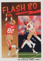 1991 Upper Deck #86 Jerry Rice 49ers Checklist Football Card