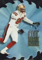 1997 Skybox E-X2000 Cut Above #6 Jerry Rice Football Card