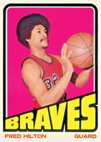 1972 Topps #23 Fred Hilton Basketball Card
