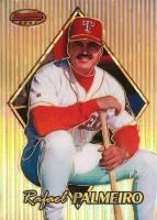 1999 Bowman's Best #54 Rafael Palmeiro Atomic Refractor Baseball Card