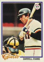 1978 Topps #215 Darrell Evans Baseball Card