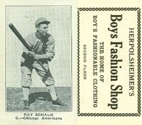 1921 Herpolsheimer's (1921) # Ray Schalk Bunting Baseball Card
