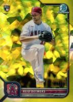 2022 Bowman Chrome Sapphire Edition #6 Reid Detmers Yellow Baseball Card