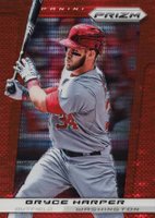 2013 Panini Prizm #73 Bryce Harper Red Pulsar Baseball Card
