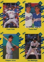1990 Classic # Frank Viola/Nolan Ryan/Chipper Jones/Don Mattingly Baseball Card