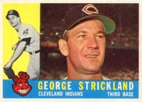 1960 Topps #63 George Strickland Baseball Card