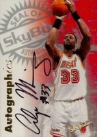 1997 Skybox Premium Autographics # Alonzo Mourning Basketball Card