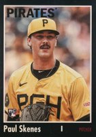 2024 Topps Archives #200 Paul Skenes Black Foilboard Baseball Card