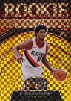 2023 Panini Select Rookie Revolution #4 Scoot Henderson Gold Prizm Basketball Card