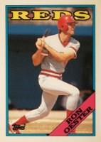 1988 Topps Tiffany #17 Ron Oester Baseball Card