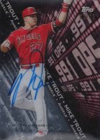 2016 Topps High Tek Highlights #H-MT Mike Trout Autograph Baseball Card