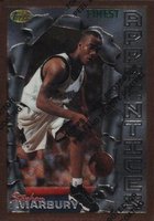1996 Finest #62 Stephon Marbury Basketball Card
