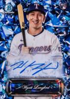 2024 Bowman Chrome Sapphire Edition Sapphire Selections Autographs #SSAWL Wyatt Langford Baseball Card
