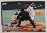 1994 Topps Pre-Production #397 George Brett Sample Baseball Card