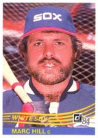 1984 Donruss #330 Marc Hill Baseball Card