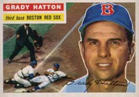 1956 Topps #26 Grady Hatton White Back Baseball Card