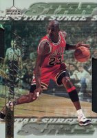 1999 Upper Deck Star Surge #S1 Michael Jordan Level 1 Basketball Card