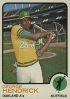 1973 Topps #13 George Hendrick Baseball Card
