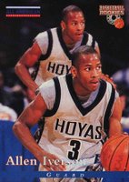1996 Score Board Basketball Rookies #81 Allen Iverson Basketball Card