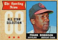 1968 Topps #373 Frank Robinson All-Star Baseball Card