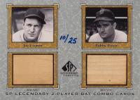 2001 SP Legendary Cuts Bat Combo #JC-BD Bobby Doerr/Joe Cronin Baseball Card