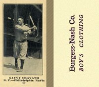 1916 Burgess-Nash Co. #40 Gavvy Cravath Baseball Card