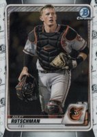 2020 Bowman Draft #BD154 Adley Rutschman Chrome Baseball Card