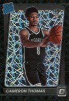 2021 Panini Donruss Optic #153 Cameron Thomas Black Velocity Basketball Card