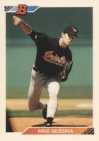 1992 Bowman #612 Mike Mussina Baseball Card