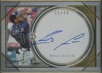 2018 Topps Transcendent Transcendent Collection Autographs #TCARAC Ronald Acuna Jr. Baseball Card