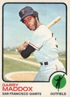 1973 O-Pee-Chee #322 Garry Maddox Baseball Card