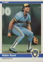 1984 Fleer #219 Robin Yount Baseball Card