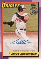 2025 Topps 1990 Topps Baseball Autographs #90AUARU Adley Rutschman Baseball Card
