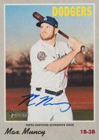 2019 Topps Heritage Real One Autographs #MMU Max Muncy Baseball Card