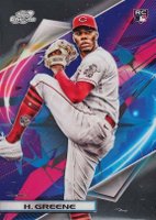 2022 Topps Cosmic Chrome #168 Hunter Greene Baseball Card
