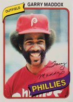 1980 Topps #380 Garry Maddox Baseball Card