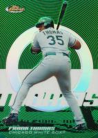 2005 Finest #36 Frank Thomas Green Refractor Baseball Card