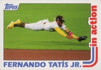 2021 Topps Throwback Thursday #125 Fernando Tatis Jr. Variation Baseball Card