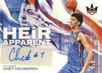 2022 Panini Court Kings Heir Apparent Autographs #HA-CHT Chet Holmgren Ruby Basketball Card