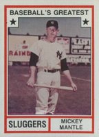 1982 TCMA Baseball's Greatest Sluggers #3 Mickey Mantle Baseball Card