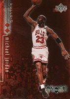 1998 Upper Deck Black Diamond #8 Michael Jordan Double Basketball Card