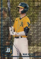 2022 Bowman Heritage Chrome Prospects #95 Max Muncy Superfractor 1/1 Baseball Card