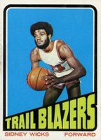 1972 Topps #20 Sidney Wicks Basketball Card