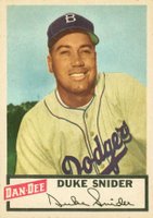 1954 Dan-Dee Potato Chips # Duke Snider Baseball Card